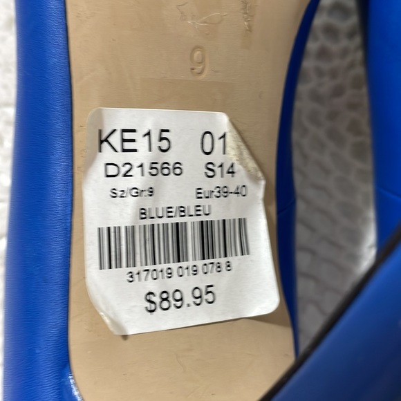 Le Chateau Royal blue leather stilettos US9 worn once! - Picture 9 of 9